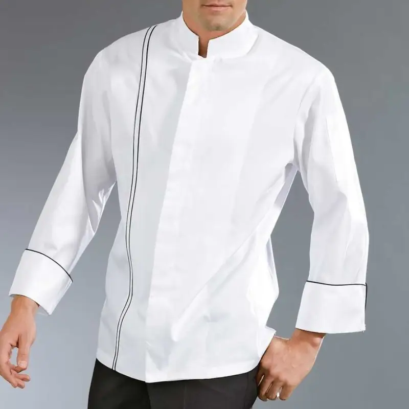 Camisas de Chef Manga Larga Uniformes de Cocina